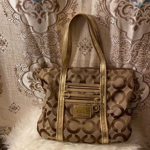 Preloved coach poppy shoulder bag